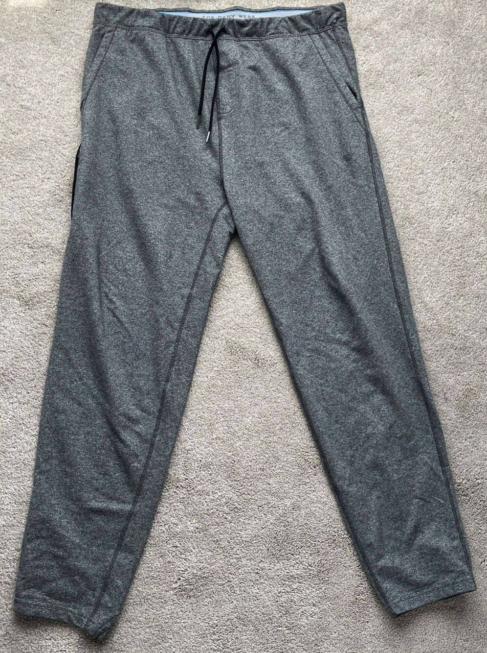 Mack Weldon Sweatpants Mens XXL Gray ACE Jogger Lounge Stretch Preppy Casual
